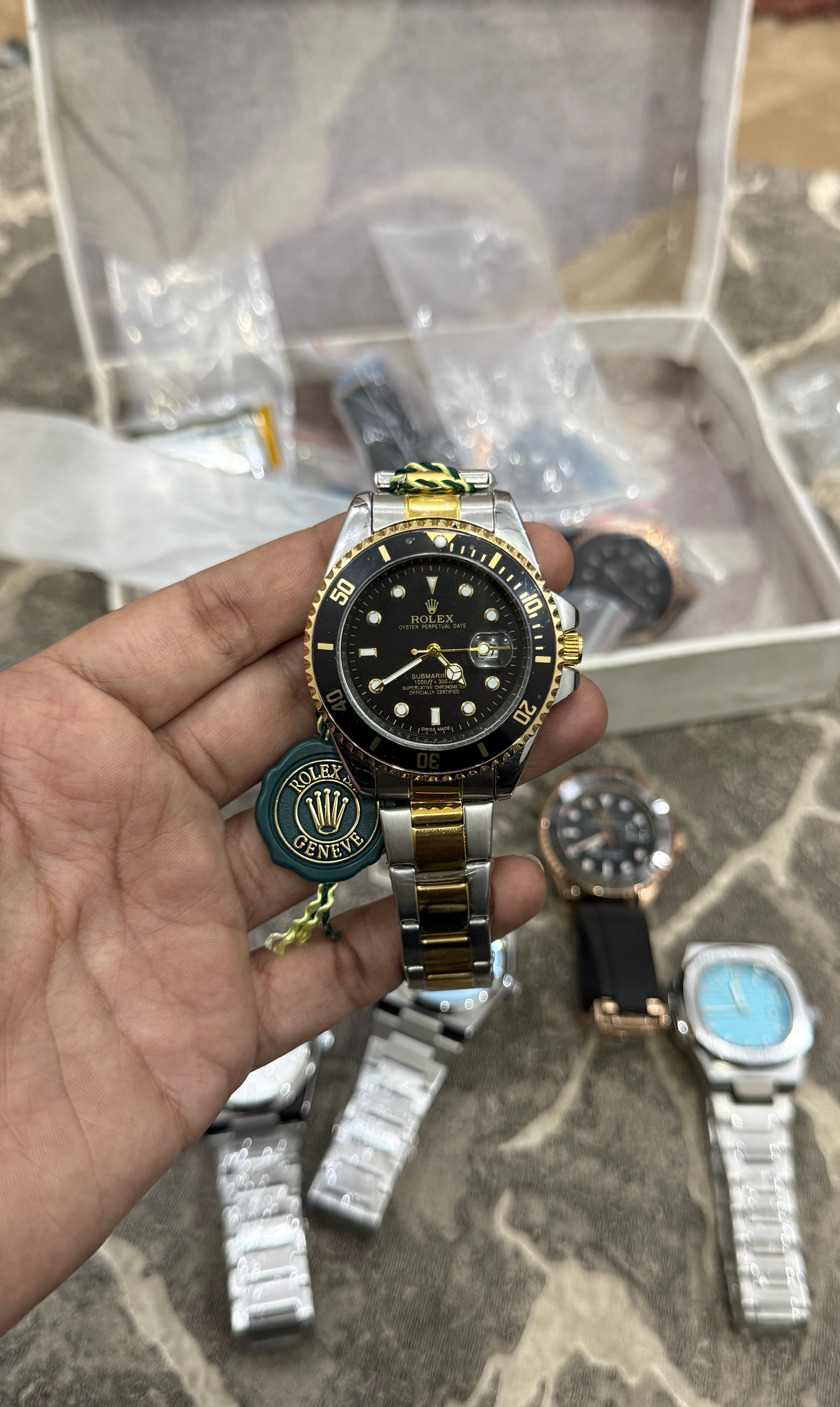Rolex Submariner Rotating Bezel Date Working Master Lock