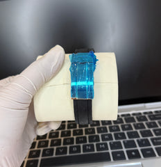 Rolex Leather Strap Date Working Master Lock