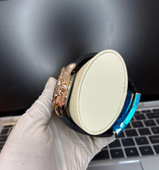 Rolex Leather Strap Date Working Master Lock